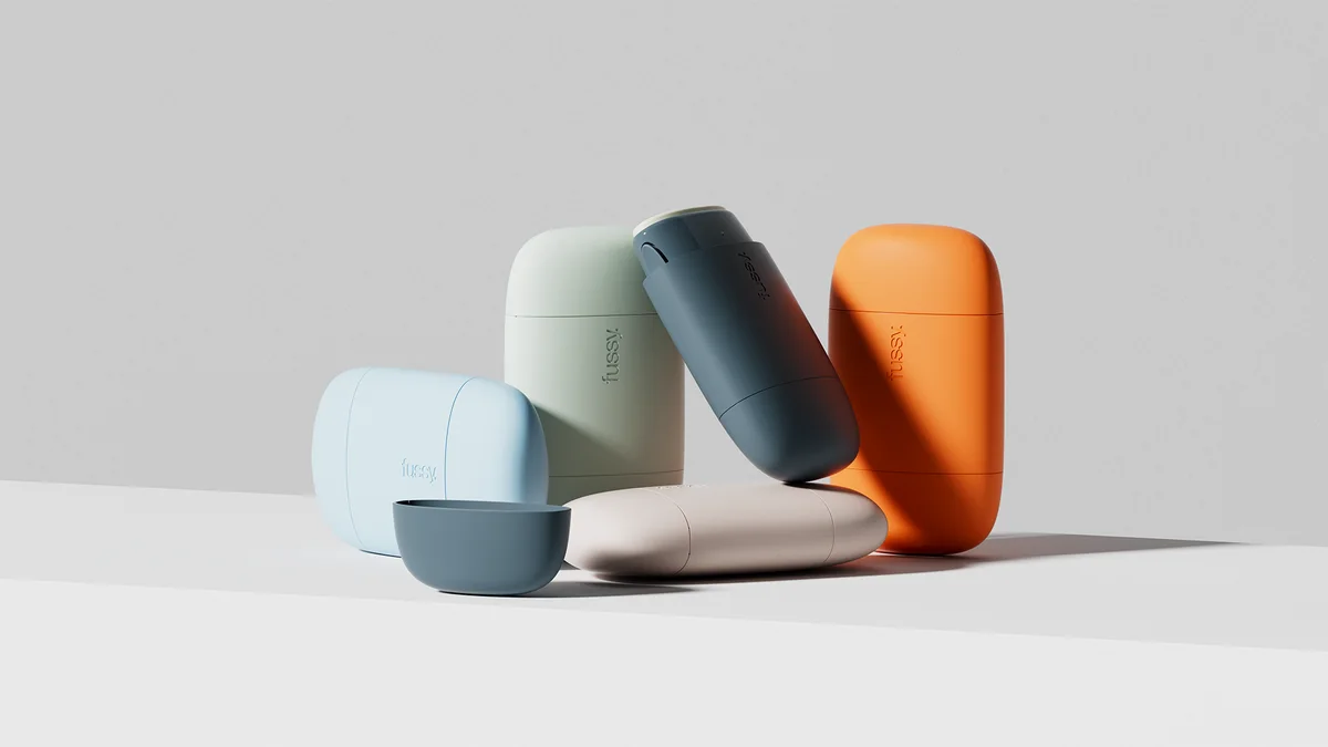 Fussy Deodorant by Fussy — brand photography