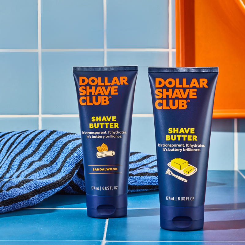Men's Shave Butter by Dollar Shave Club — brand photography