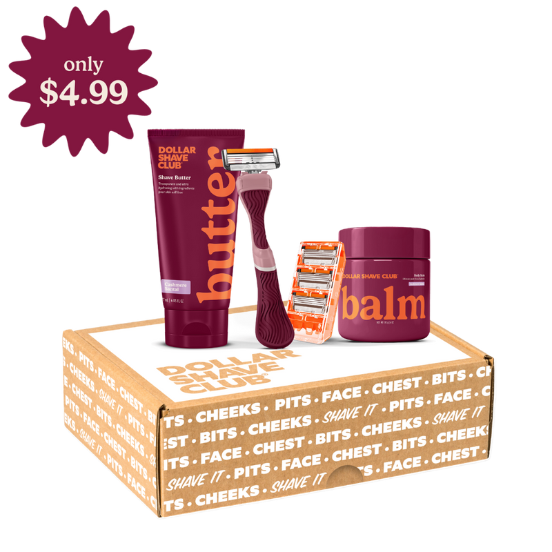 Women’s Sweet Spot Starter Set by Dollar Shave Club — brand photography