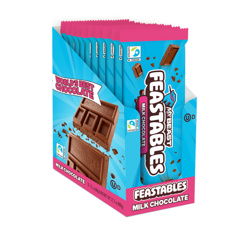 Milk Chocolate by Feastables — brand photography