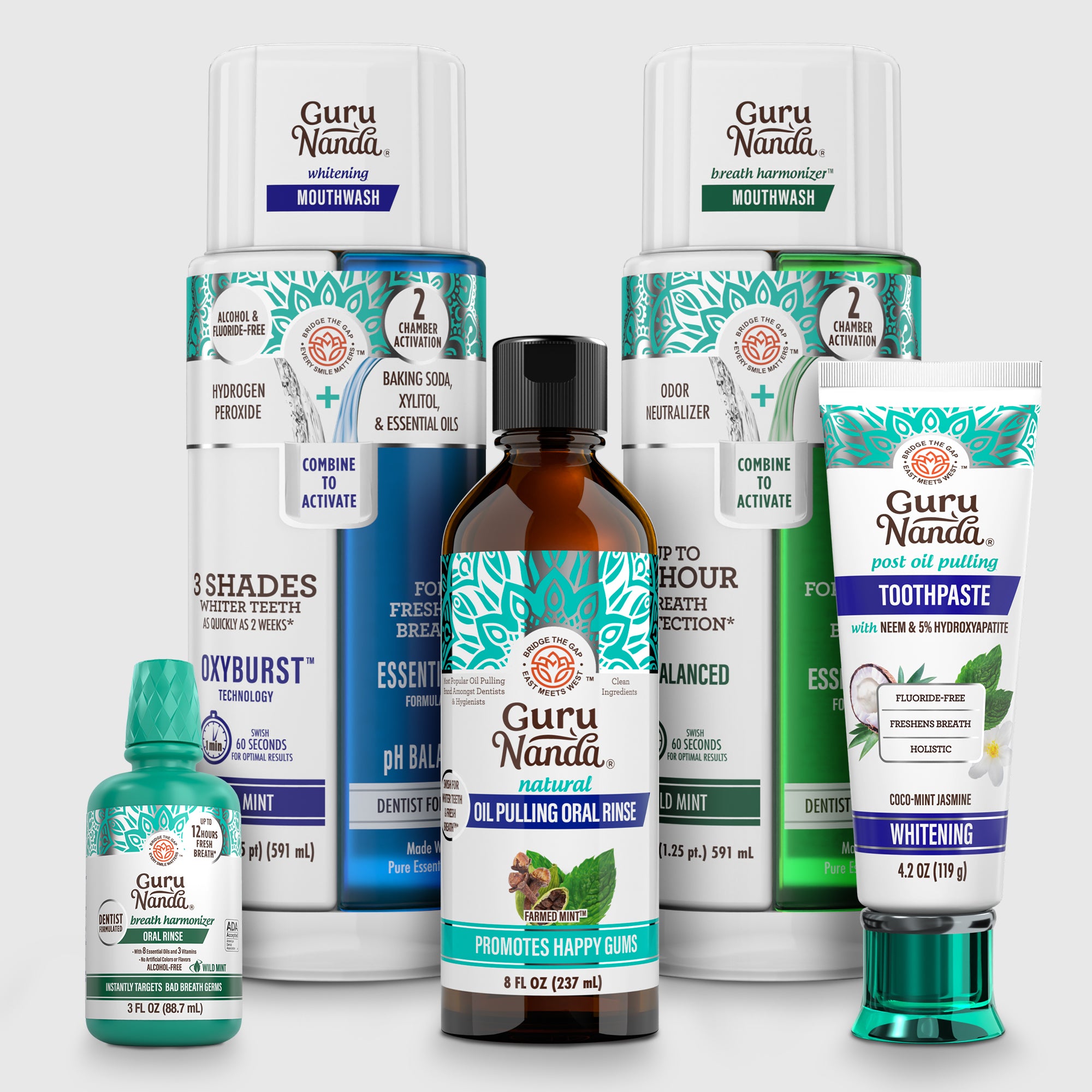 Shine Bright Stay Fresh Kit by GuruNanda — brand photography