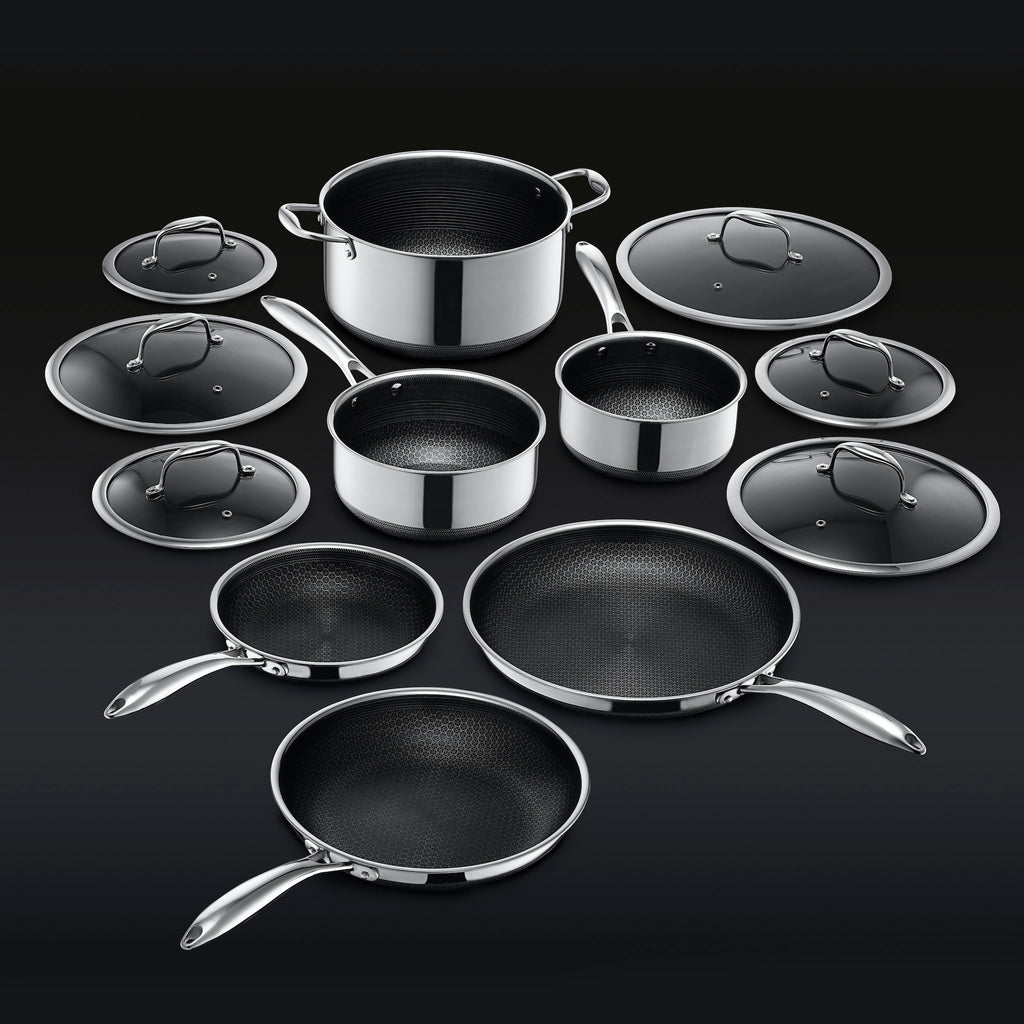Hybrid Pots & Pans Set, 12-pc by HexClad — brand photography