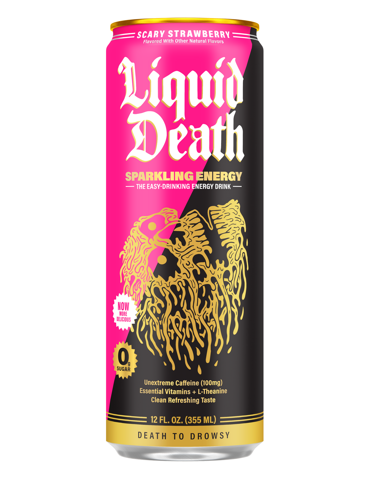 Scary Strawberry by Liquid Death — brand photography