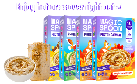 Protein Oatmeal Variety Pack by Magic Spoon — brand photography