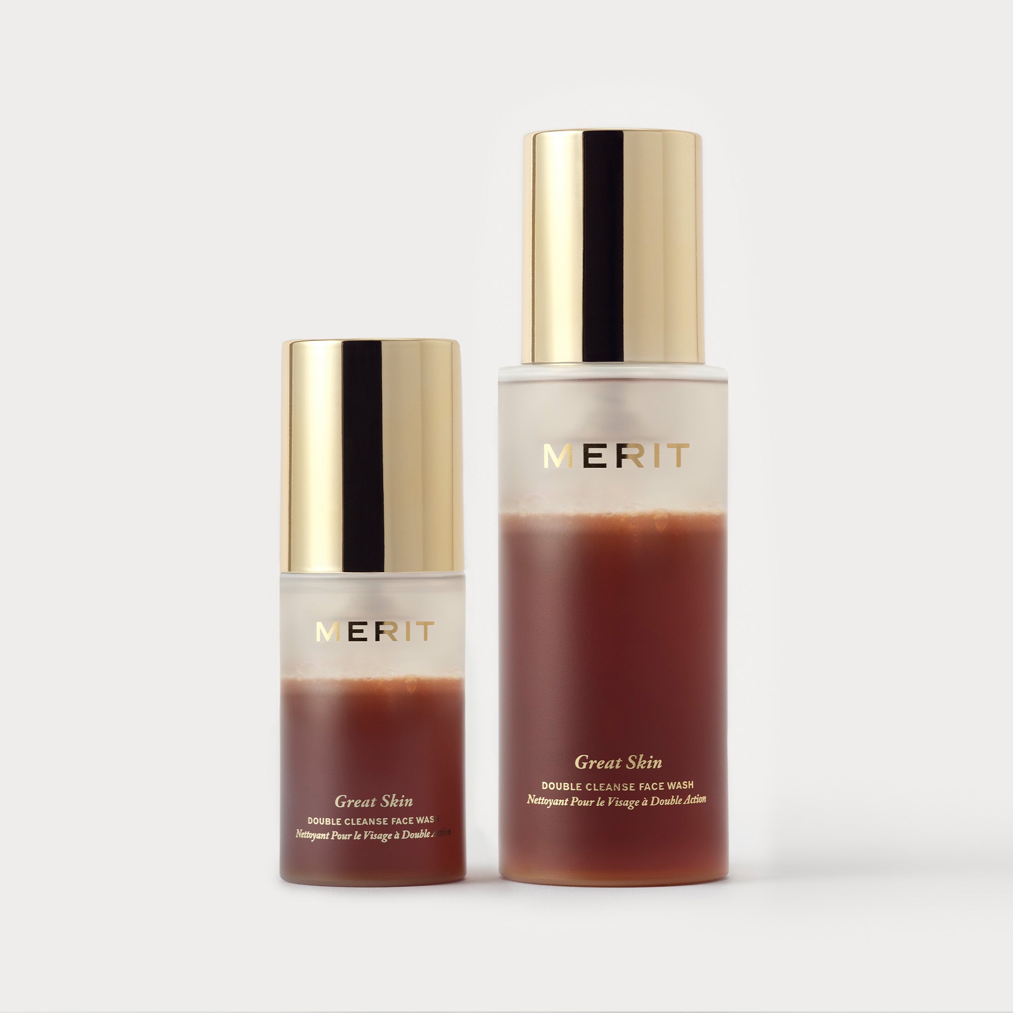 Great Skin Double Cleanse by Merit — brand photography