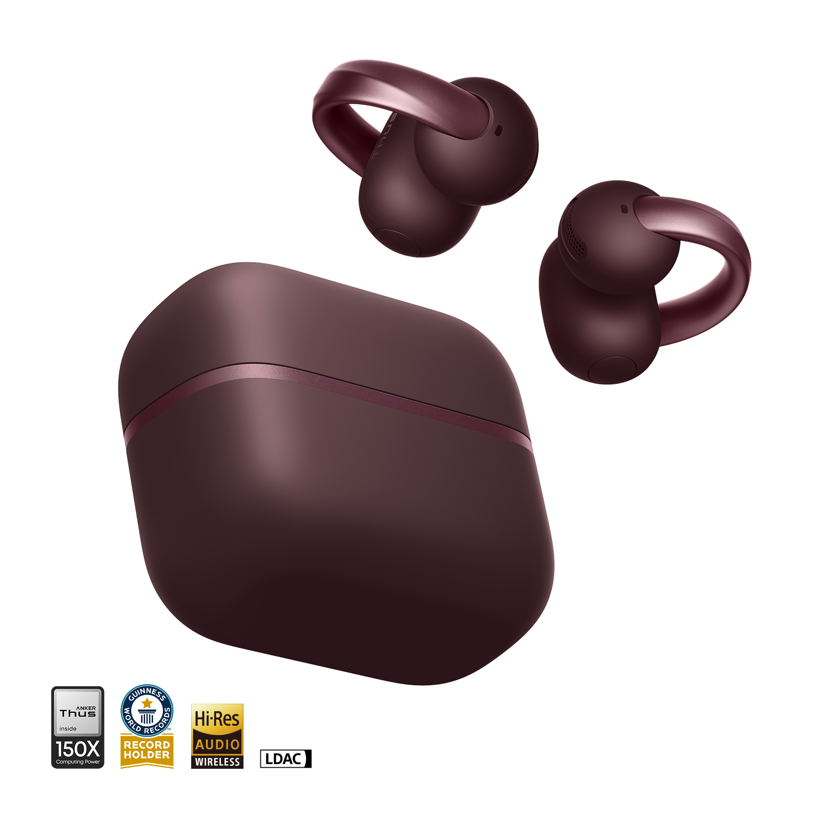 Anker soundcore Aeroclip 2 by soundcore — brand photography