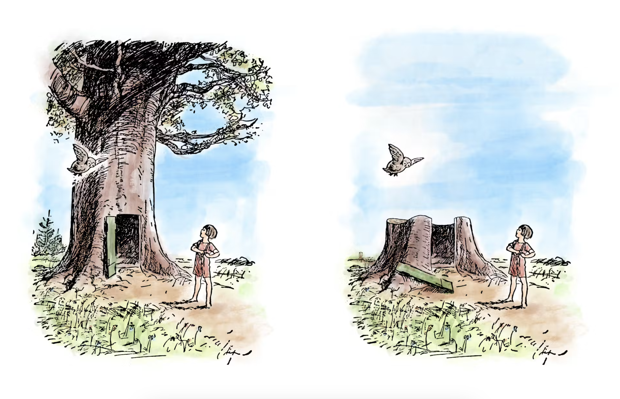 Winnie-the-Pooh, without the forest.